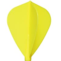 Cosmo Darts Plumas fit Flight 6 unid. Kite Amarilla